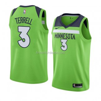 Maillot Minnesota Timberwolves Jared Terrell statement 2017-18 Vert